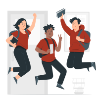 groupe d'étudiants de l'université