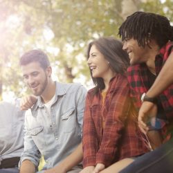 groupe d'étudiants de l'université